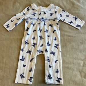 Janie and Jack Butterfly Onesie Size 3-6M